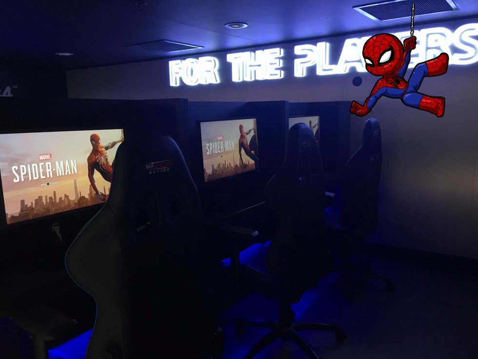 BelongGateshead's tweet photo. You may have noticed that a certain Web-Head has a new game out!

Get down today and check out #Spiderman in your friendly neighborhood arena! 

Trust me its brilliant! 

#SpiderManAtGAME https://t.co/uWKMRXSrJB