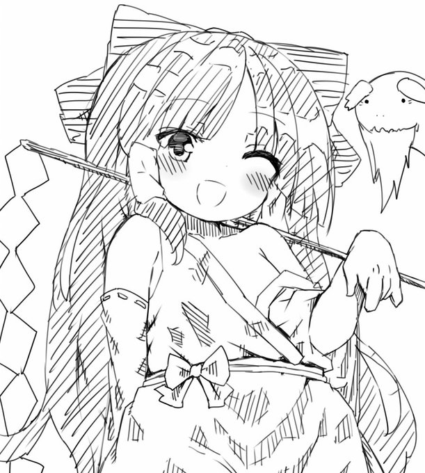 せっかくのフリーなので、
めったにない旧作にした
#深夜の真剣お絵描き60分一本勝負 