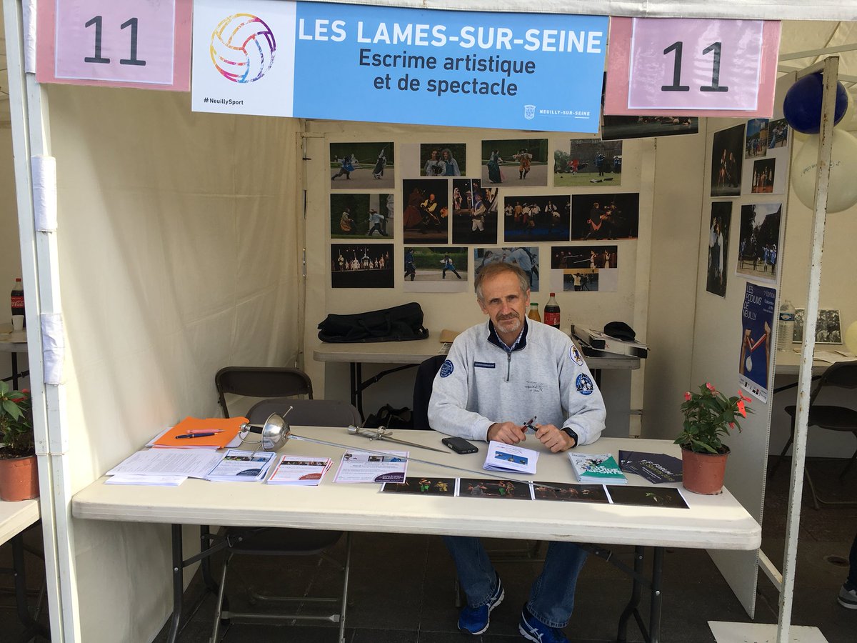 LamesSurSeine's tweet photo. Venez au #forumdessports à #Neuillysurseine pour vous inscrire aux @LamesSurSeine. Nous vous y attendons. #escrimeartistique #duels #mousquetaires https://t.co/xVran4tXIa