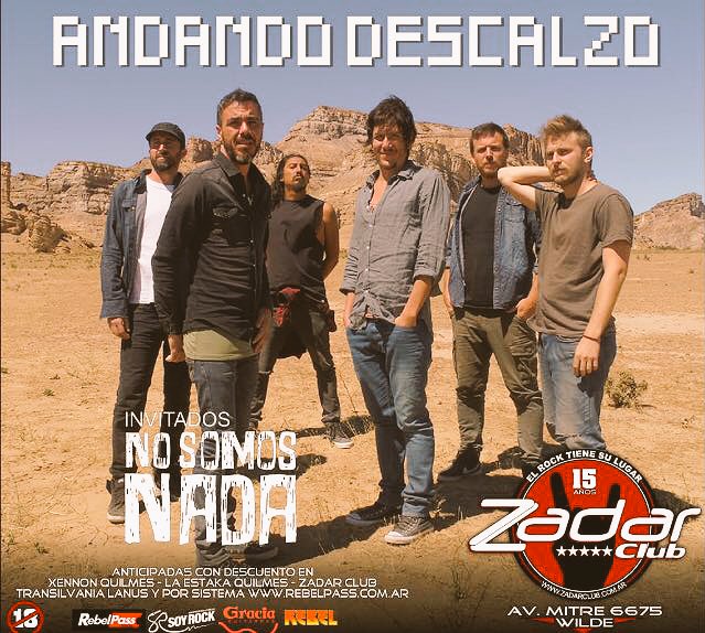 andandodescalzo's tweet photo. Esta noche #tocaandando show trasnoche vení preparadx para #fiesta 👣 #mediavida https://t.co/XKxAHSfEq4