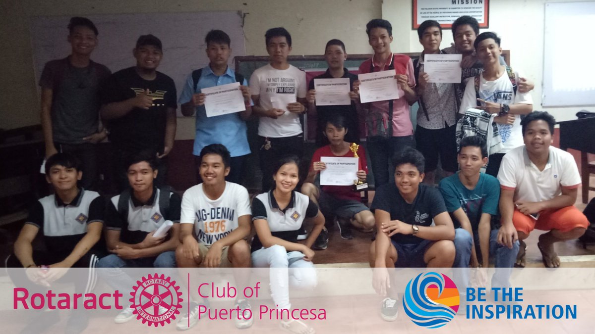 racprincesa's tweet photo. VICTORY!
We have successfully conducted a two-day event entitled "Mobile Legends Tournament 2018".
#PilipinasRotaractMDIO
#ShinePilipinas
#RotaractClubofPuertoPrincesa
#RACPPInspiringTeam
#OurVocationBeTheInspiration
#Rotaract
#RotaryInternational
#RotaryBeTheInspiration https://t.co/DOFyBYKAEW