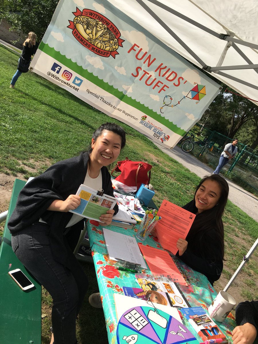 WithrowMarket's tweet photo. It’s back to school season and a great time to come out and make new friends! Come get crafty with Tamara &amp; Ziyin who are hosting arts and crafts until 1pm today😀🖍📚🖌 #withrowmarket #BackToSchool2018  #artsandcrafts #creativekids #newfriends https://t.co/4g5sAosgzY