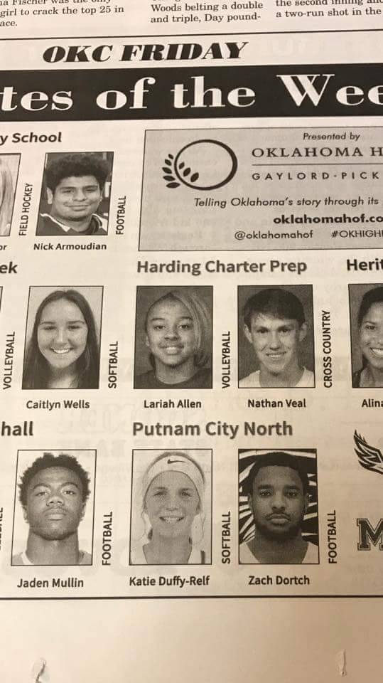 HisWifeDortch's tweet photo. Athlete of the Week! Putnam City North High https://t.co/xiq3GOPd8U