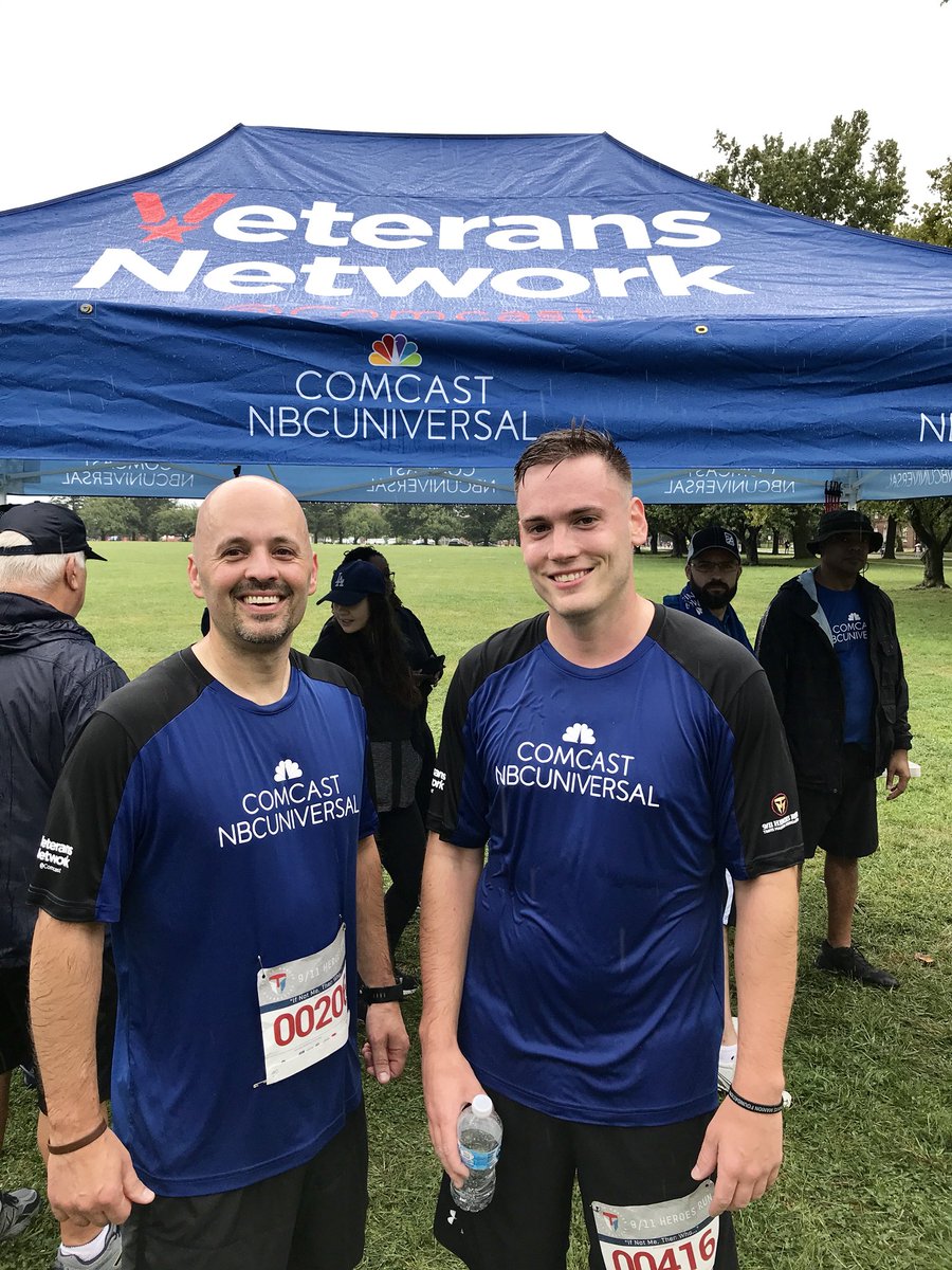 jtitus87's tweet photo. Comcast NBCU VetNet at Travis Manion 9/11 Heroes Run/Walk Philly. Top 2 finishers Sean Hoban &amp; Jerrod Smith  #911heroesrun @Phillyheroesrun @ComcastMilitary @NBCUVetNet @ComcastVetNet https://t.co/gWpLgFuQpy
