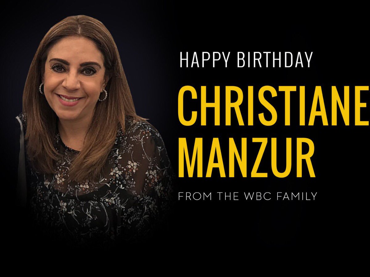 wbcmoro's tweet image. Happy birthday to the love of my life my partner my inspiration my beautiful CHRISTIANE