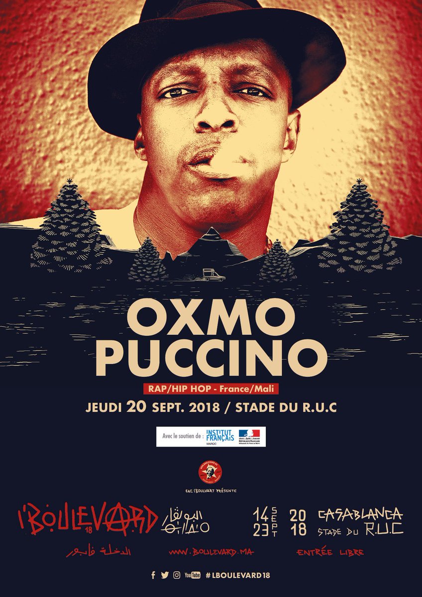 lboulvart's tweet photo. Cette année y aura 4 jours de Boulevard. Et on commence très fort avec mister @oxmopuccino sur la scène du stade du RUC le jeudi 20 septembre #LBoulevard18
Itoub https://t.co/NoegBmsZLA