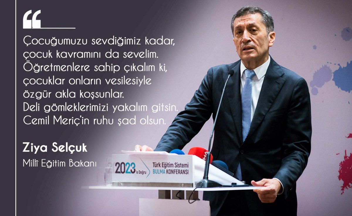 “Deli gömleklerimizi yakalım gitsin.”
 
#Eğitim2023