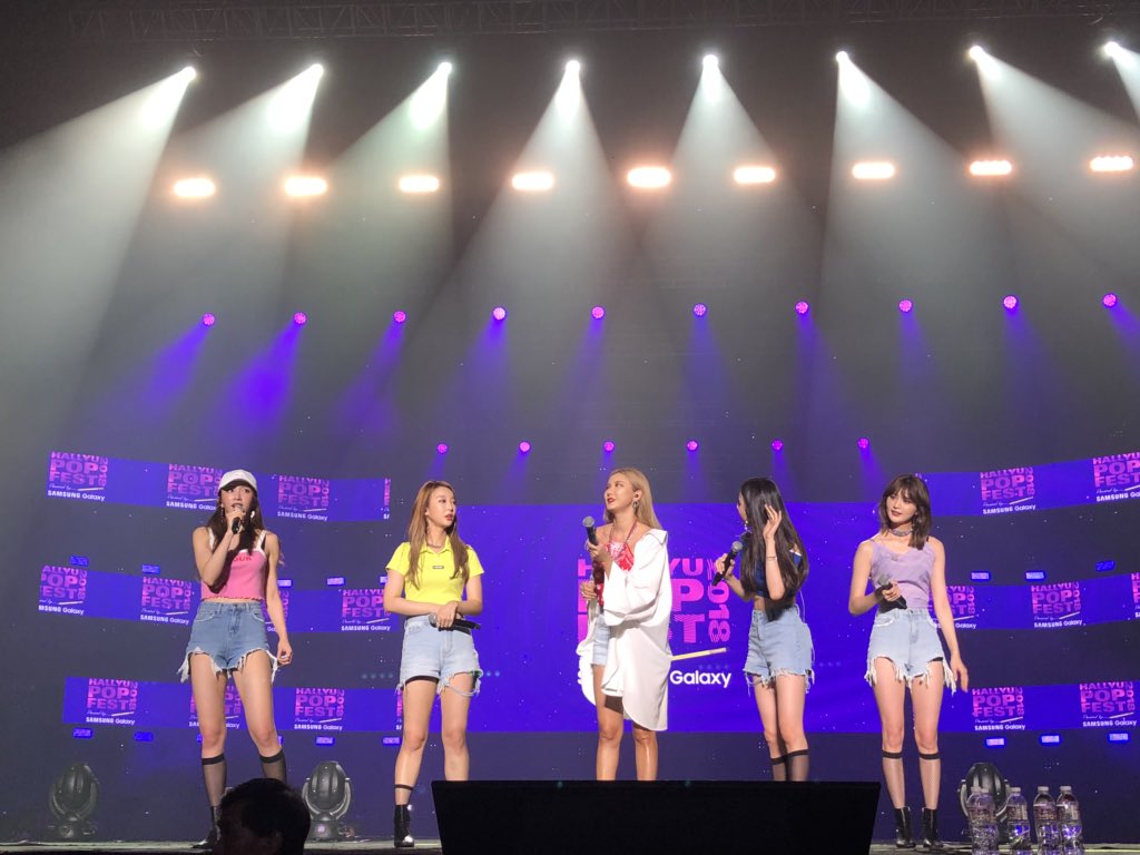 HallyuPopFest's tweet image. It’s so great to see EXID back in Singapore again! Welcome back, Solji! 🎉✨ @EXIDofficial #HallyuPopFest #EXID