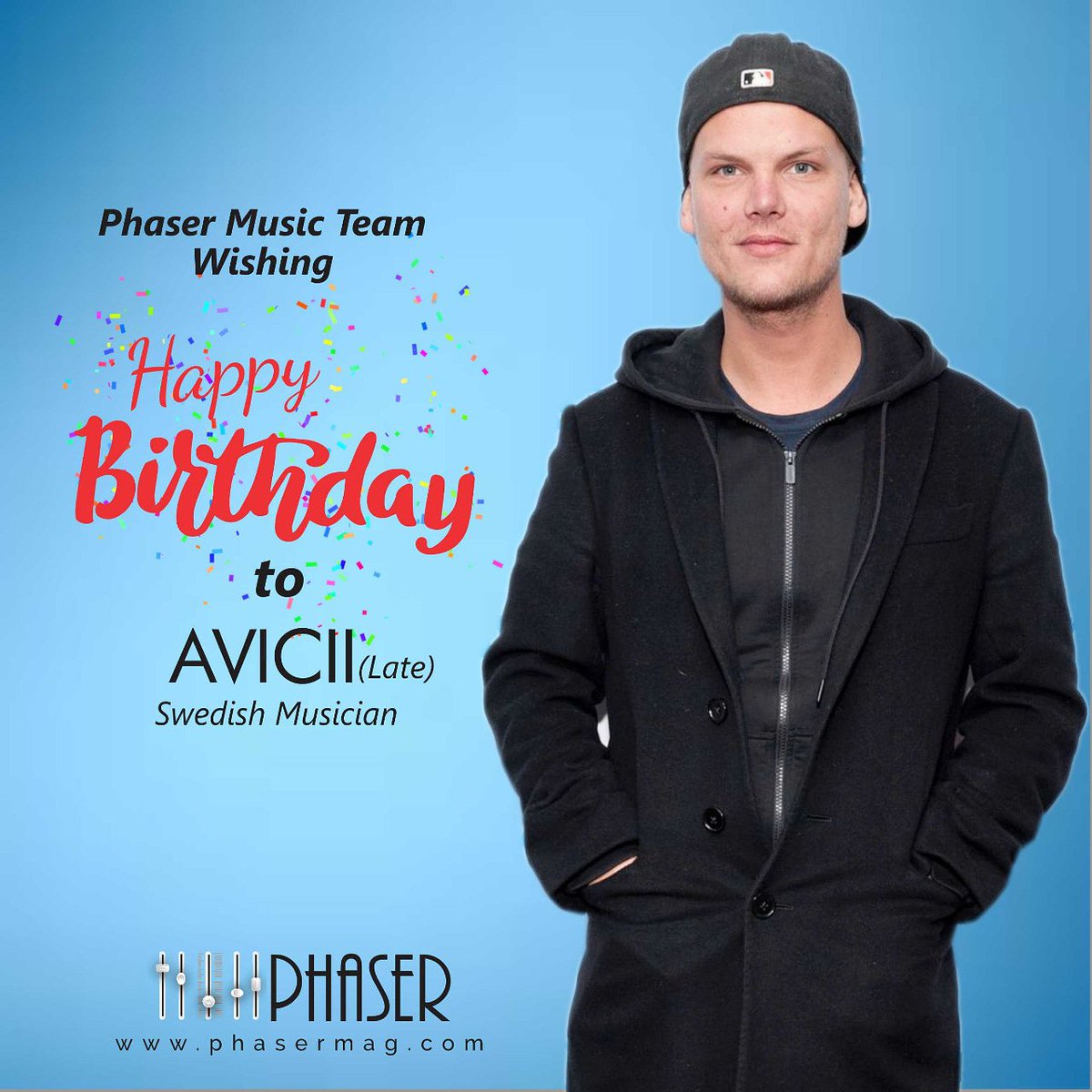 PhaserMag's tweet photo. Wake me up when it's all over!
Happy birthday to late #avicii
#avicii #chester #musicindustry #charliputh #wizkhalifa #aviciitribute #britneyspears #michealjackson #Phaserfashionteam #musicindustry #phasemag #music #fashion #phasermusic https://t.co/IuD6xielag