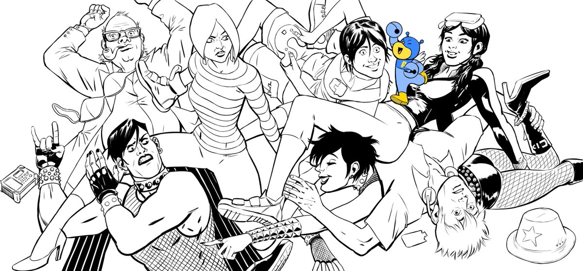 javiercaster's tweet photo. Paso a paso de la cubierta de Comprobando la Realidad. Album hecho a medias con @Tyrexito . Editado por la @LaCupulaComic https://t.co/kFAep8FRKg
