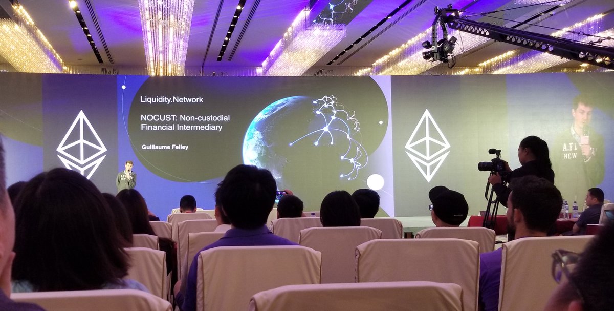 liquiditynet's tweet photo. A week packed with events for @liquiditynet - today we are at the Ethereum Industry Summit in #HongKong where @guillaumefelley is presenting NOCUST - A Novel Non-custodial 2nd-layer Financial Intermediary Solution https://t.co/cwMdMuRQd7 

#blockchain #ETHIS https://t.co/LornLCtDh7