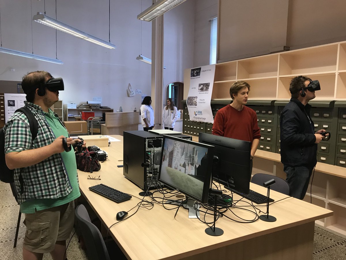 p_hallot's tweet photo. Visite virtuelle de Liège en 1730, de la Maison Rigo et de la Collégiale Sainte Croix aux #Journeesdupatrimoine . Un projet collaboratif de l’#uliege. #teachingwithvr #diva #lna #geomatique #aap https://t.co/OIO2w6ZTLc