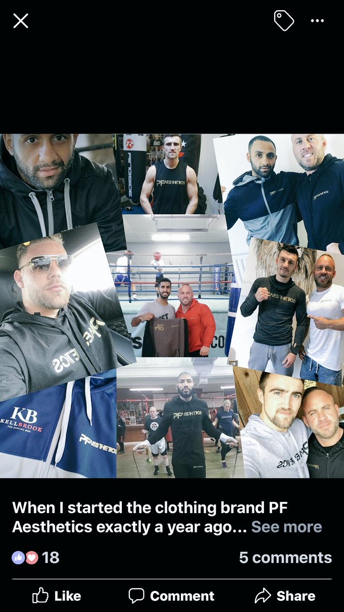 clothier_martin's tweet photo. @itsLeighWood @bjsaunders_ @SpecialKBrook @uniqueshafiq @KidGalahad90 @AshleyTheophane just to name a few wearing the brand that is PF AESTHETICS #ELITEBOXERS https://t.co/HaJCmDKmIL