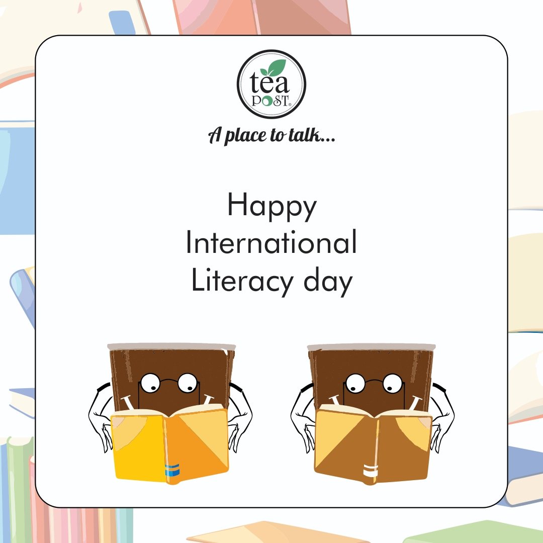 teapostofficial's tweet photo. Opportunities for lifelong learning.. Happy International Literacy Day. #literacyday #cupreading #saksharatadivas #teatalk #placetotalk https://t.co/rrQvupBnhW