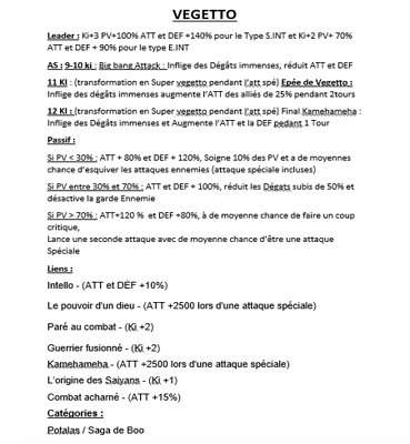 Dearinho2's tweet photo. Bon à partir de maintenant pour espérer repasser dans l'un des futur épisode des #fancardfitz de @FitzAdri je vais faire un thread de mes cartes que j'epinglerais sur mon compte 
on commence donc avec me toute dernière creation un double dokkan fest Vegetto (forme normale)/buuhan https://t.co/HqLS8V5aHI