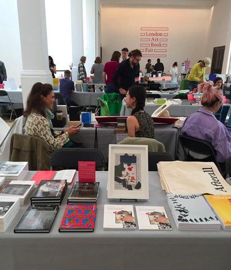 AfterallJournal's tweet photo. We're at London Art Book Fair @_TheWhitechapel all weekend. Come and say hello! #LABF18 https://t.co/3VefLUAdri