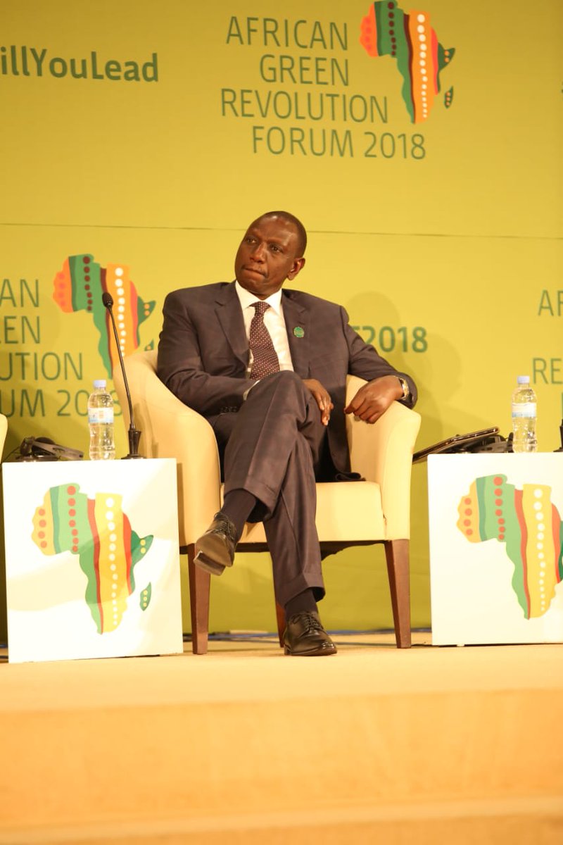 We have to get our act together. The solution lies with us. We have made it easier to export to Europe than it is to export to our own neighbouring countries. We need to change this. - Hon. @WilliamsRuto Deputy President, Republic of Kenya. #HowWillYouLead #AGRF2018