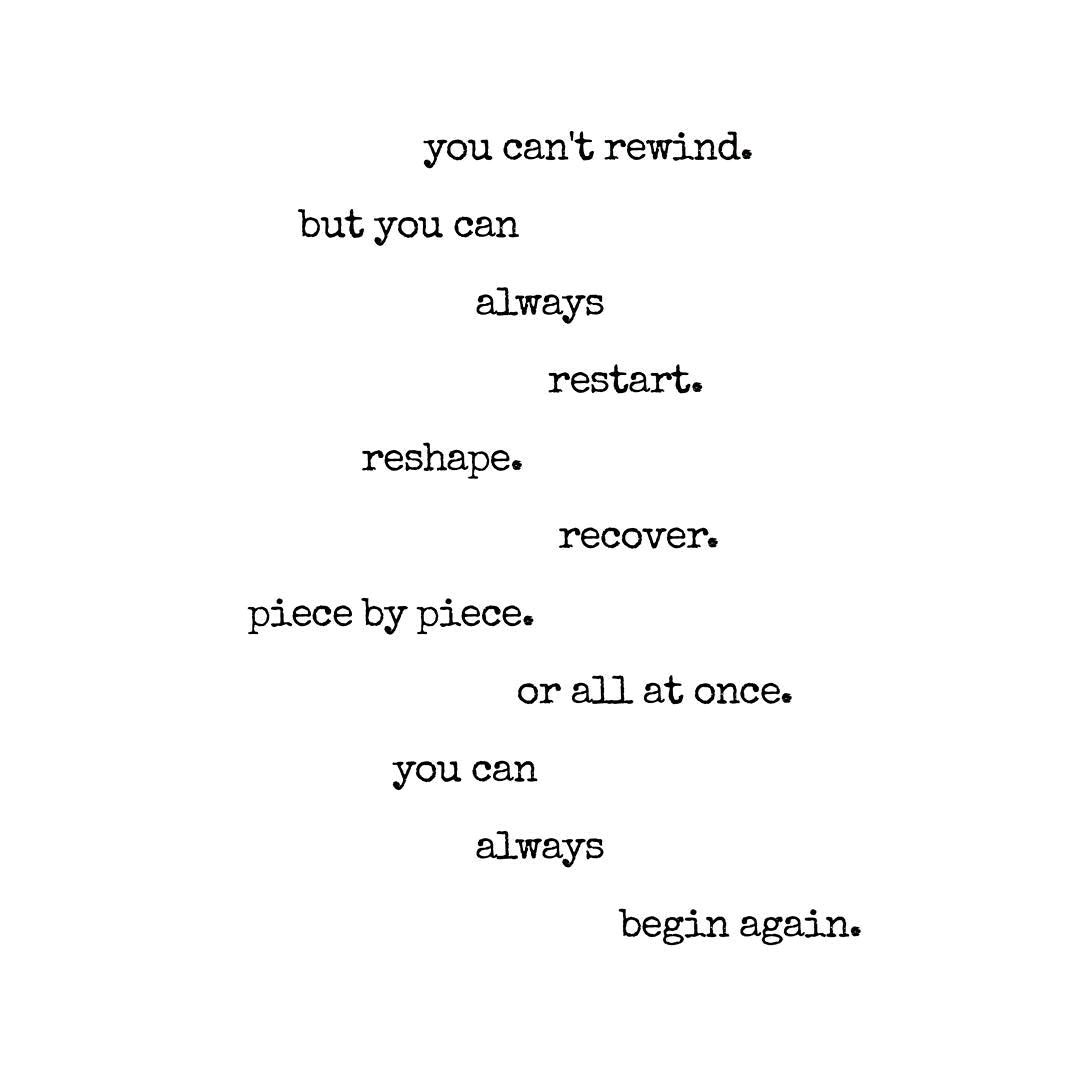 MentalMovement's tweet photo. Reposting @nicolajanehobbs: 
There's not limit to how many times you can begin again. 🙏🏻❤️

#mentalmovement #mentalmovementmagazine #mentalhealth #mentalillness #mentalhealthrecovery #mentalillnessrecovery #wearementalmovement https://t.co/MBMJAs9pnq