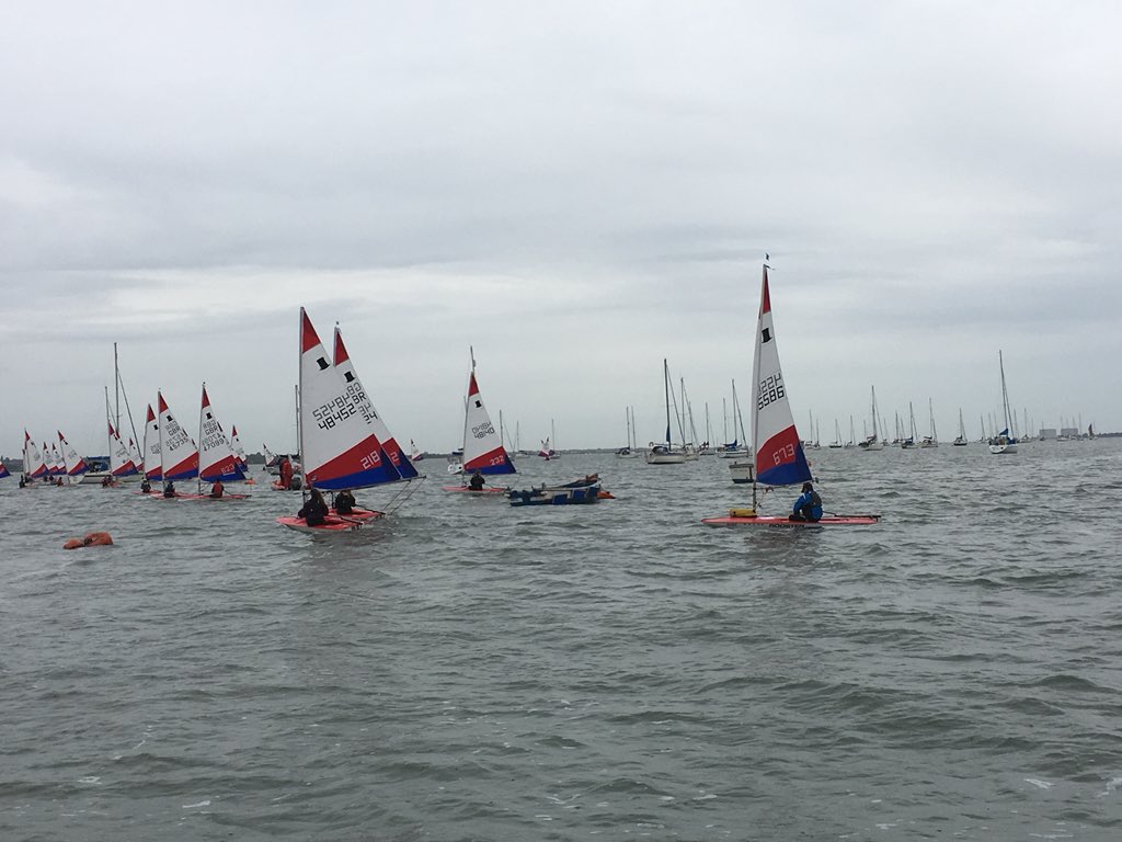 OutdoorRichard's tweet photo. The @topper_racing @gbrtopper @toppersailboats have gone sailing at NS1 @MarconiSailing #TopperClass #TheFriendlyClass https://t.co/qq7sxJG5g2