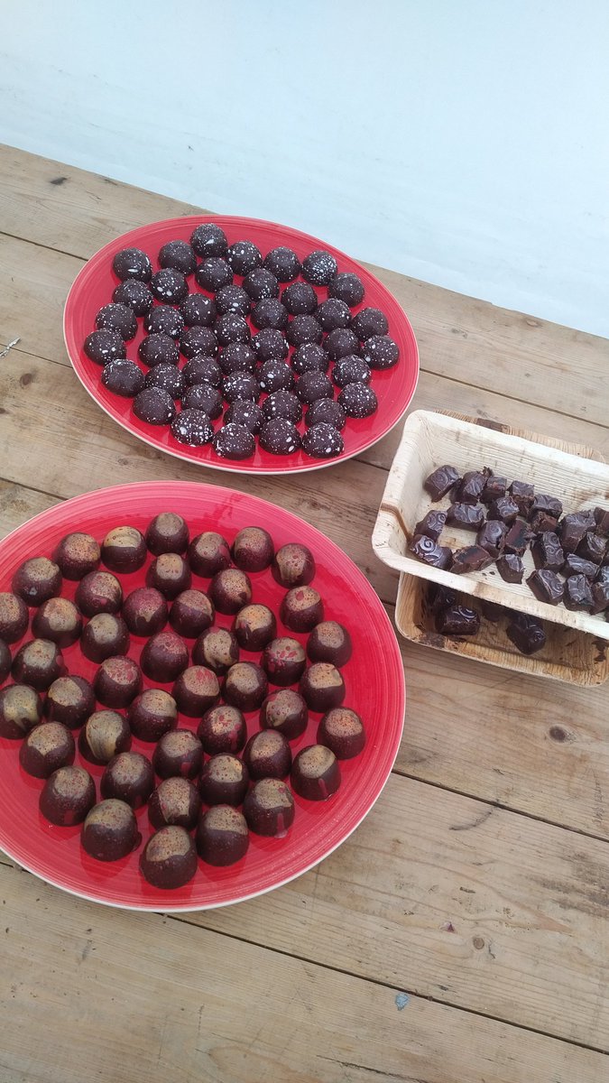 Chococotweet's tweet photo. Setting up for my talk + tastings at @NotSturCFest  all about the world of fine chocolate from tree to Chococo!  #sturminsternewtoncheesefestival https://t.co/YM5wrCGYlA