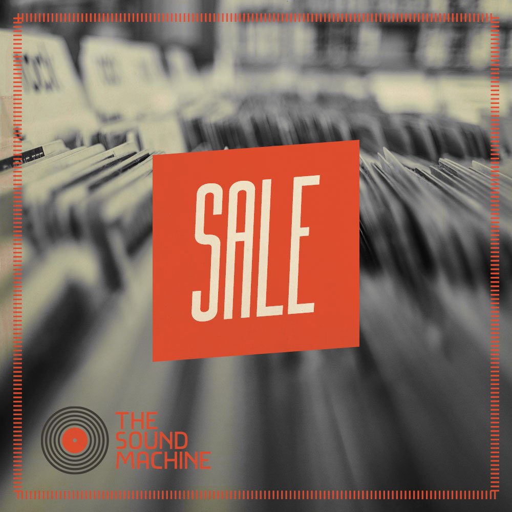 TheSoundMachine's tweet image. MASSIVE SALE STARTS NOW 💥 Everything at Least 50% OFF - Absolutely Nothing Excluded! ⚫️🔥 #fortheloveofvinyl