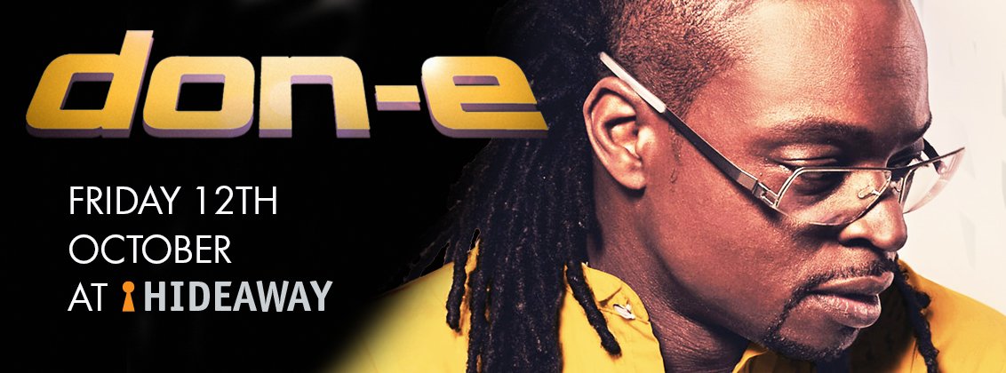 #UK #soul man <a href="/Atomicdread/">Don-E</a> who hit the charts with his debut album ‘Unbreakable’ featuring the Top 20 hit ‘Love Makes The World Go Round’ returns <a href="/hideawaylive/">Hideaway Live</a> 12th Oct! Book==bit.ly/2w83Woj #WhatsOn <a href="/FunksoulLondon/">Funk Soul London</a> @UKSoulChart <a href="/gr8musicvenues/">gr8MusicVenues</a> <a href="/MiSoulTweets/">misoulradio</a> <a href="/JazzieB/">Jazzie B OBE</a>