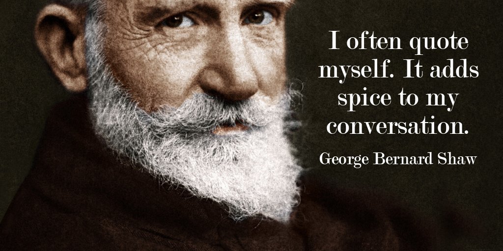 George Bernard Shaw Quote Myself | Z Quotes Daily