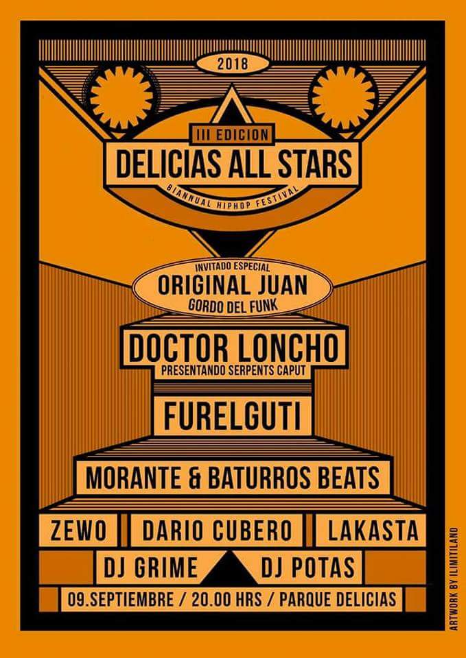 ShoHai_Real's tweet photo. Empiezan las fiestas de las Delicias, y que mejor que escuchar raps este domingo 9 en el parque con una buena reunión de rappers🤘🏾🤘🏾🤘🏾
Felices fiestas a los vecinos y a la gente que venga a disfrutar de ellas.
El mundo es un barrio Homie!!
#DEEPDELI
🤘🏾🎩🍺 https://t.co/AKkw0TzI61