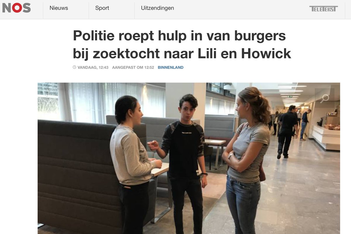 DonatelloPiras's tweet image. Dit wordt er niet mooier op jongens. Een zoektocht van de politie naar twee minderjarige jongeren en het volk dat moet helpen?? Ik hoop dat er vandaag een politicus opstaat en hier een einde aan maakt want dit is zo vreselijk lelijk. #Lilienhowick
