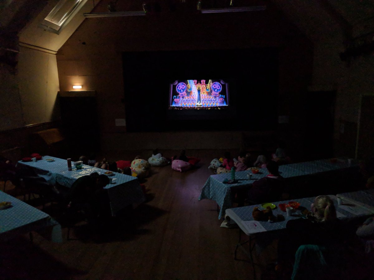 ach0's tweet image. Lovely morning with @LeithCommCinema, family screening of Coco - still delightful! 🎸🌺 #coco #communitycinema