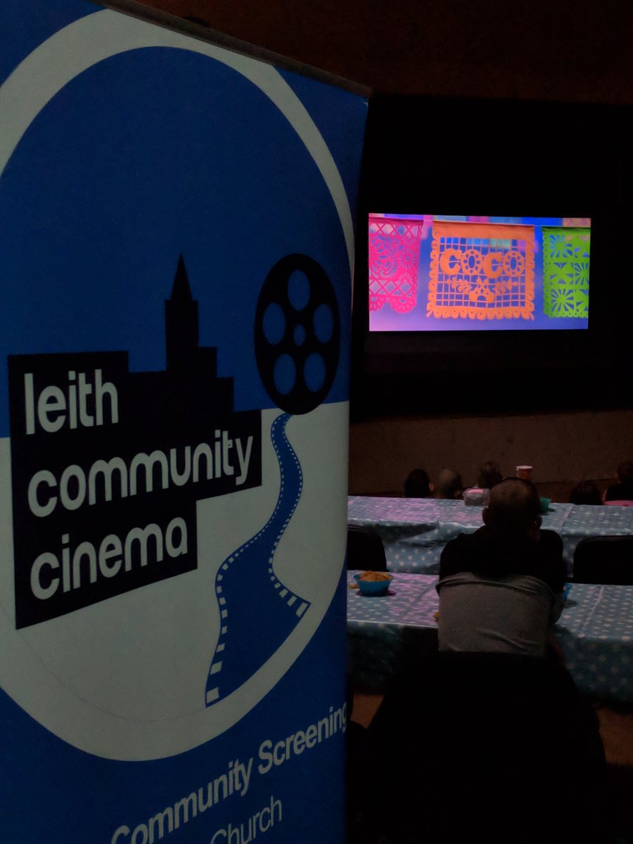 ach0's tweet image. Lovely morning with @LeithCommCinema, family screening of Coco - still delightful! 🎸🌺 #coco #communitycinema
