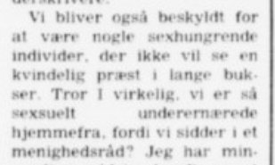 Stodderdatteren's tweet photo. At striden om Pastor Wagner fyldte meget i Thy i 80'erne, understreges af mængden af læserbreve i lokalaviserne dengang. Her er et par mindre bidder af læserbreve fra hhv. en borger i Hjardemaal fra '81 og fra et menighedsrådsmedlem i Ræhr Sogn fra '82, begge fra Thisted Dagblad. https://t.co/oaaMu4yXq5