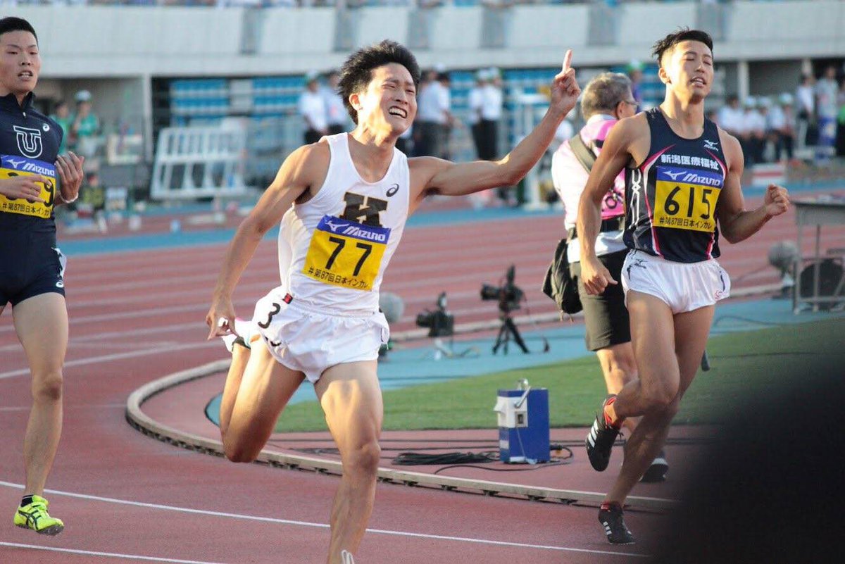 asafakr's tweet photo. 全日本インカレ100m優勝です！感謝の気持ちでいっぱいです！ありがとうございました！日本一やったぁぁ😭 https://t.co/ihfZhiY2mI
