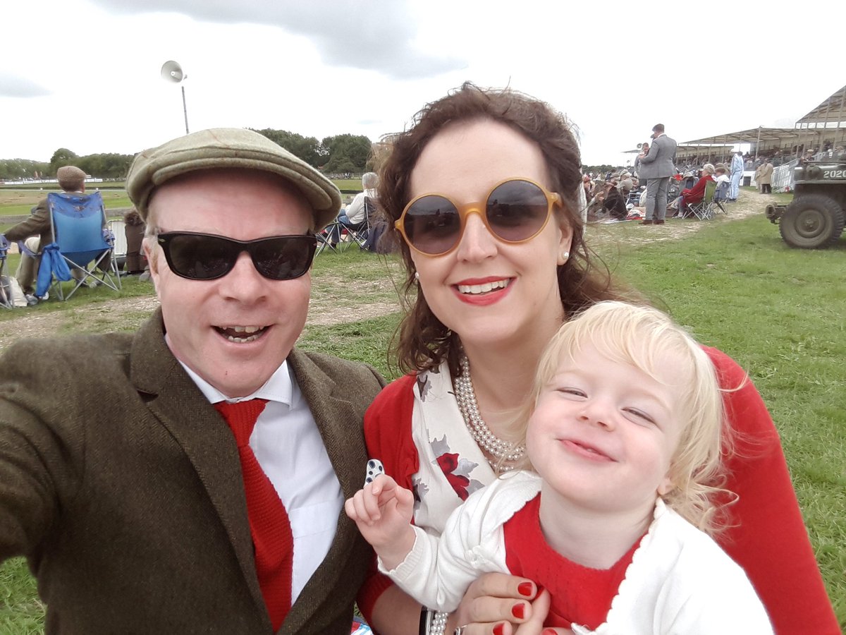 #GoodwoodRevival #revivalstyle Beatrice and Mummy are tremendously excited to see the St Mary's Trophy!