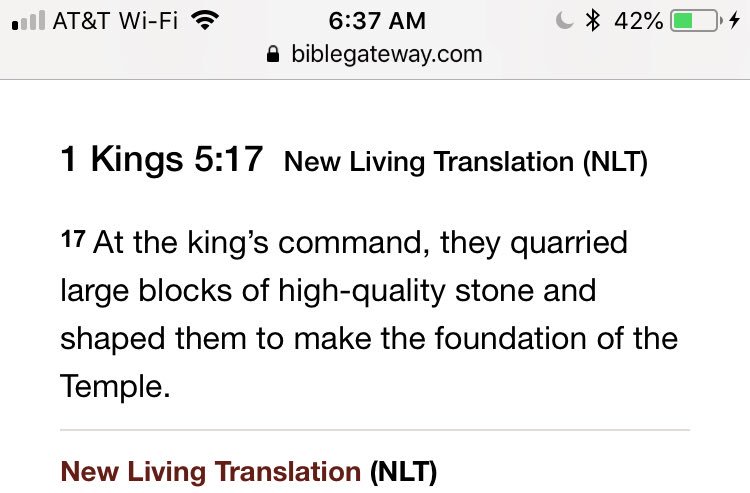 RickHaasl's tweet photo. #WOD~1 Kings 5:17
The fundamentals of life—honesty, courage, and integrity—form the foundation of life. How we handle a struggle is determined long before the struggle begins. #HighQualityStone @TonyDungy @NathanWhitaker #UncommonLife ✝️ https://t.co/SfoSY1wnEH