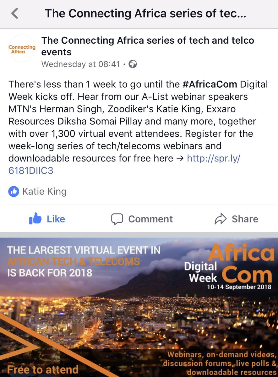 #AI has massive potential in #Africa.
I hope it can play a role in democratising a good education which will open doors for young people! Looking forward to taking part in #Africacom #connectingAfrica @KNectAfrica 
<a href="/SafaricomPLC/">Safaricom PLC</a> <a href="/Forbes/">Forbes</a> #ChangetheWorld