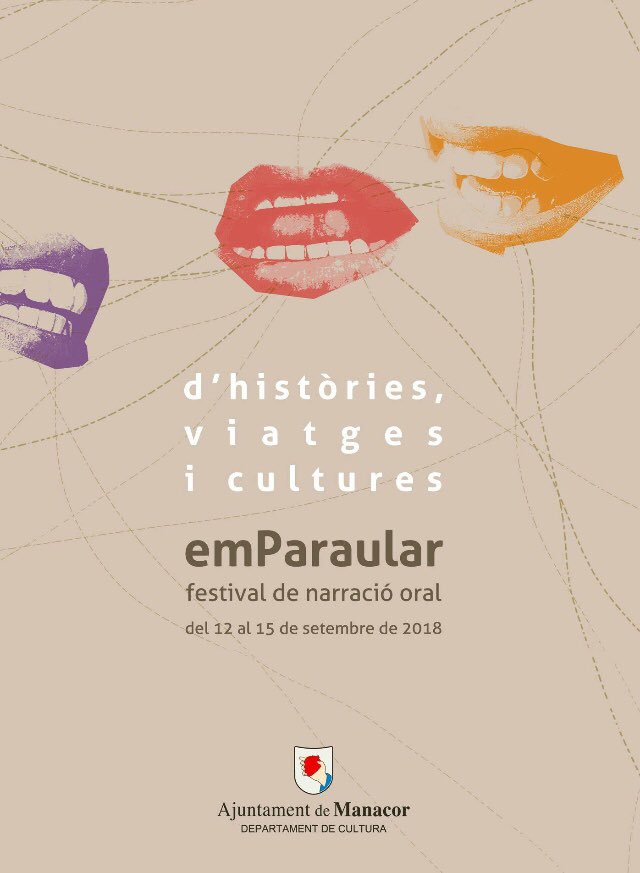 ajManacor's tweet photo. #emParaular és un festival únic a #Mallorca i us proposa catorze propostes artístiques basades en la #veu, la #narració i l' #oralitat a diferents espais de #Manacor els dies 12, 13, 14 i 15 de setembre.
Consultau el programa aquí, tot fa moltes ganes!
https://t.co/qoaPW5RZ2z https://t.co/FWLEKImiw7