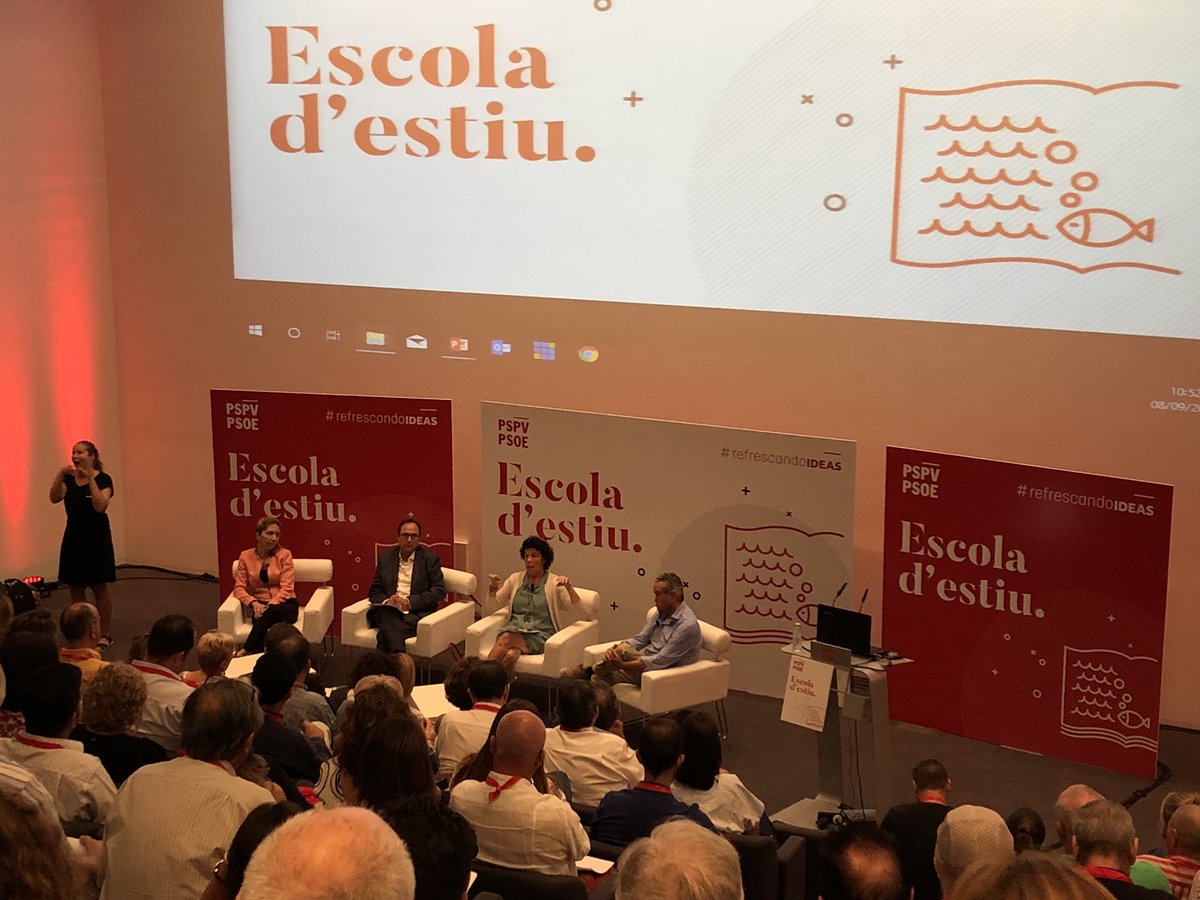 socialistesGND's tweet photo. 🔴 Una delegació de #Gandia hem estat participant a l’Escola d’Estiu del PSPV a Alacant. Un espai de reflexió i formació molt enriquidor per a afrontar els intensos mesos que tenim per davant ✊🏻🌹
#RefrescandoIdeas #PSPV https://t.co/qUpo2Mzk1s