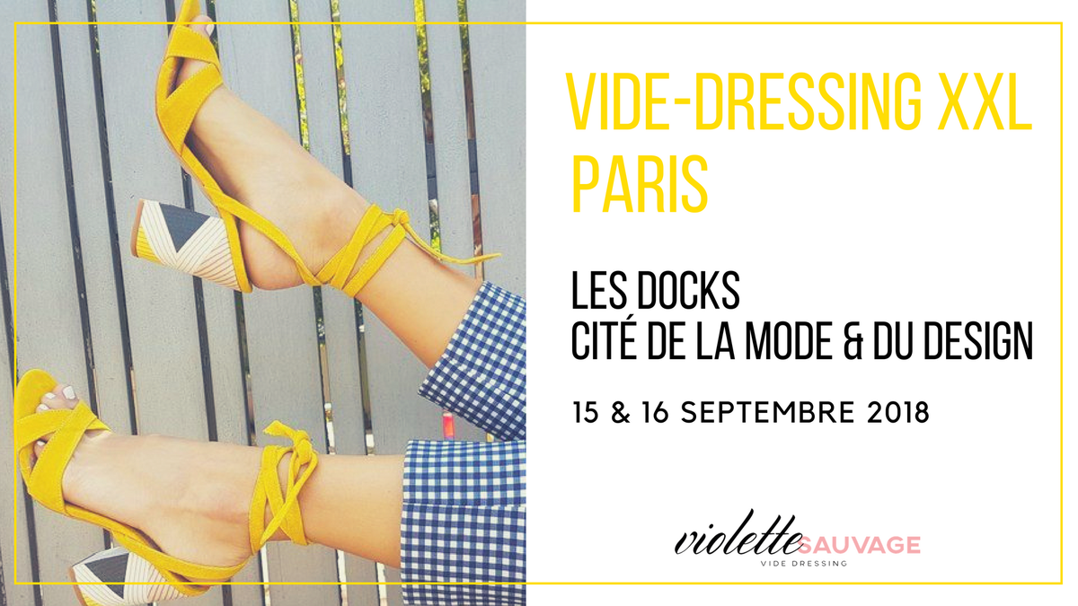 Le #videdressing XXL Violette sauvage c'est le weekend prochain à la <a href="/citemodedesign/">Cité de la Mode et du Design</a> ! Infos : shr.link/juqlh