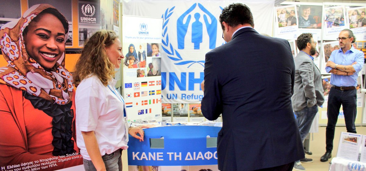 Learn about #UNHCR’s work in #Greece and in the world. Sign our petition and show world leaders that you stand #WithRefugees Come and find us at Pavillion 15, Stand 8 #DETH2018 #ΔΕΘ2018