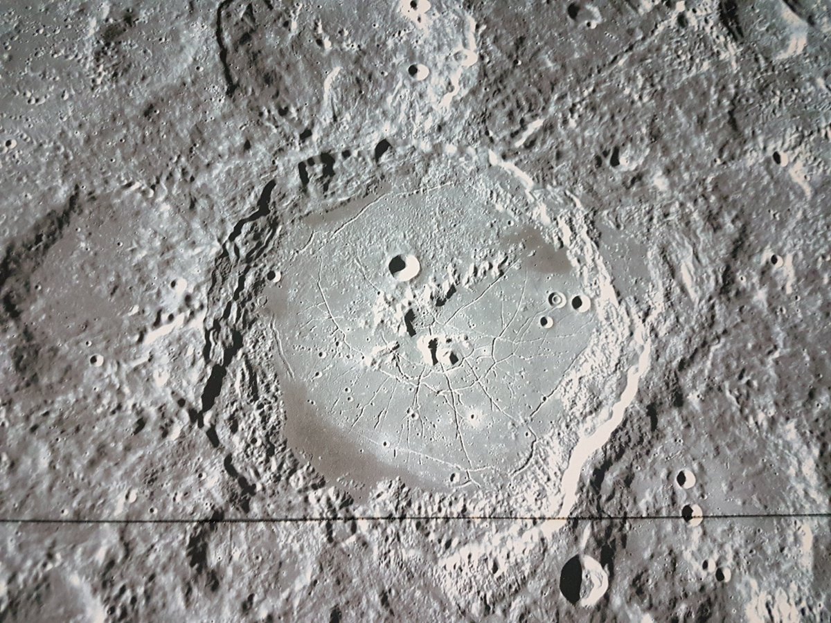 My favorite crater #SkyranMoon #MuseumoftheMoon #Stromness #Orkney @lukejerram @OrkSciFest