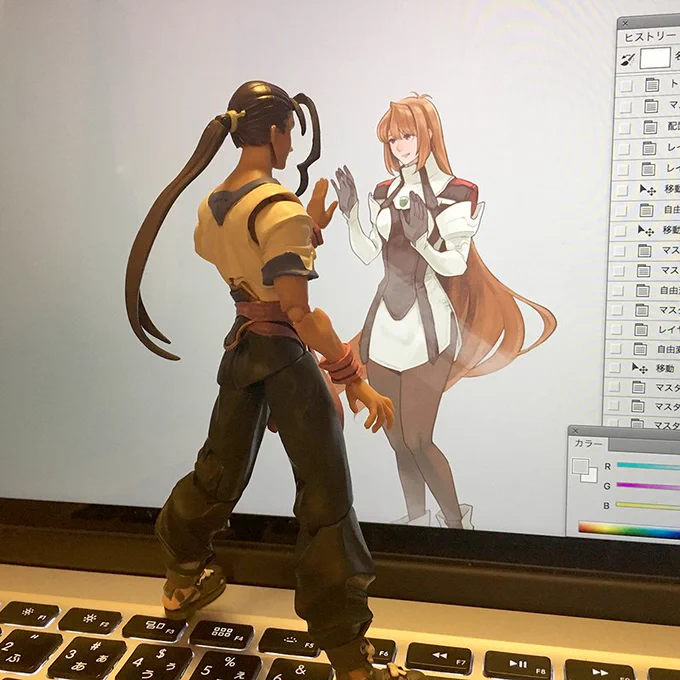 Xenogears BRING ARTS フェイが来た。 エリィ「12月になったら私も届くからもう少し待っててね」 