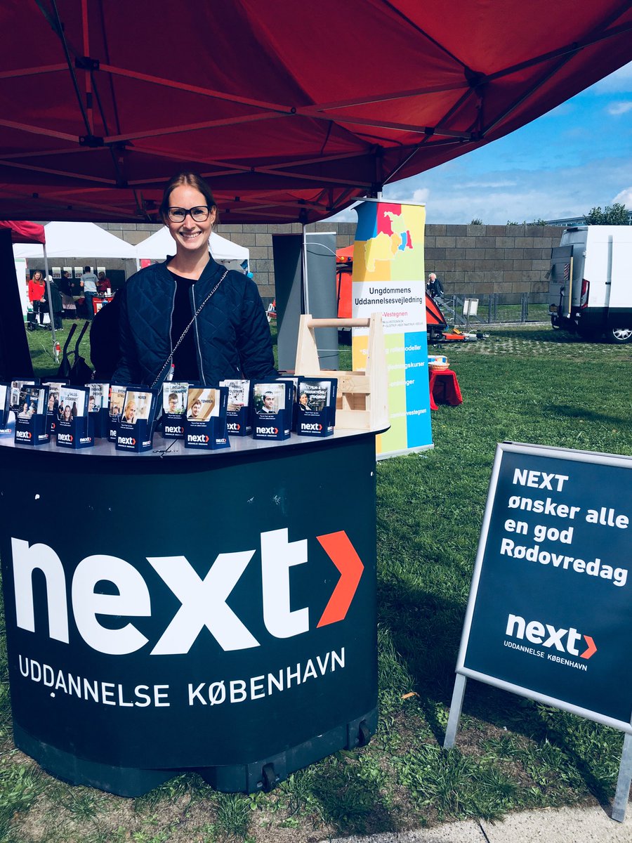 BundesenTanja's tweet photo. next står igen klar til at inspirere om uddannelser - nu til RØDovredag #eud #nextkbh https://t.co/5LumpbU6ZL