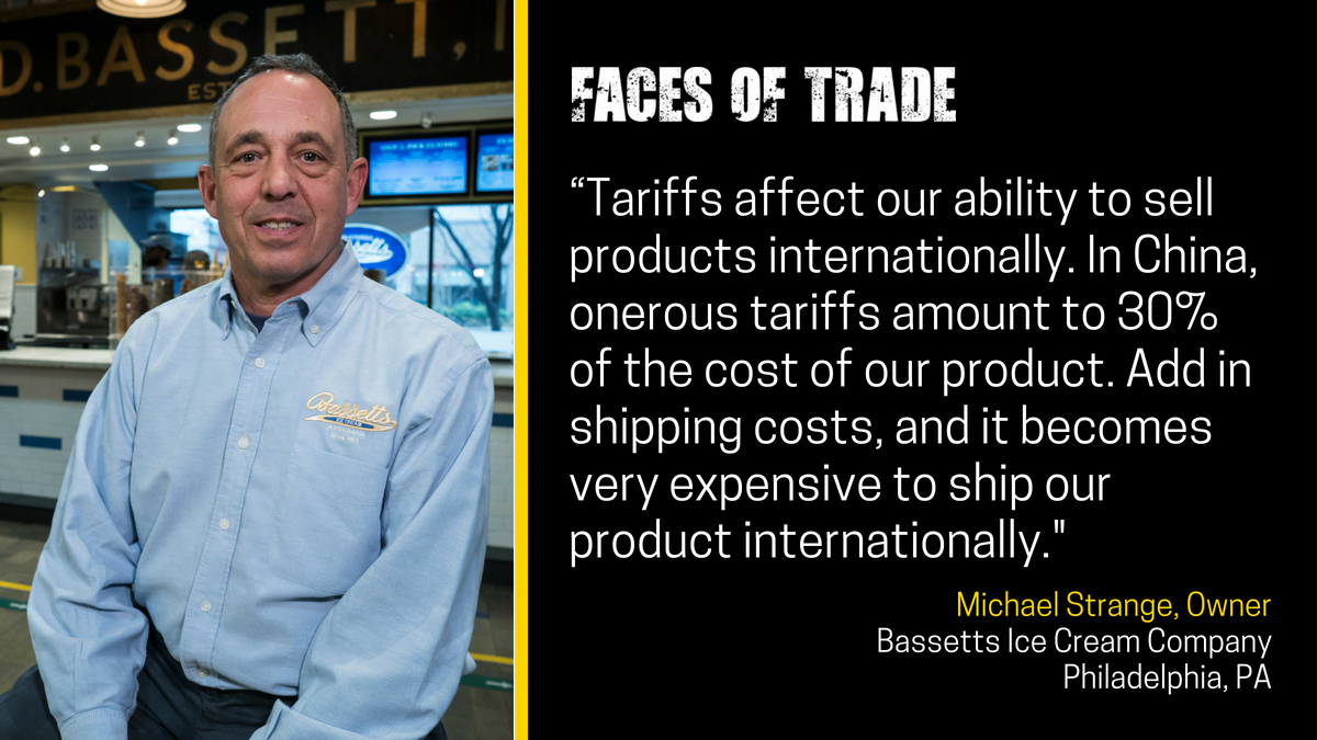 USChamber's tweet photo. Founded in 1861, @Bassetts_ic is America’s oldest ice cream brand. Trade agreements like #KORUS have allowed their ice cream to become truly world famous #FacesOfTrade https://t.co/u1v6hbSeyJ https://t.co/49f8c72Len