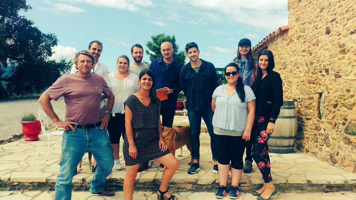 bayleyandsage's tweet photo. Some lucky members of the Bayley & Sage team visiting the @querubievoo in the South of France for a fabulous stay, tour and tasting of the divine Querubi olive oil #querubi #trainingvisit #fabulousexperience #provenance #bayleyandsage https://t.co/GUJfG7pZO3