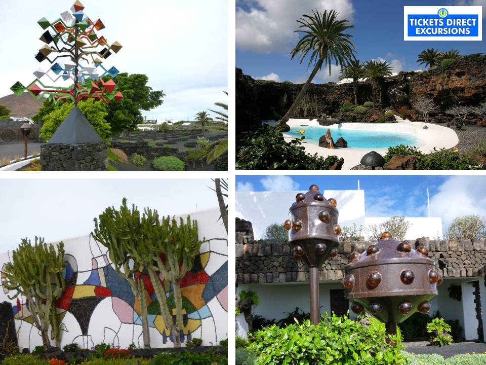 #Lanzarote - La isla artística. The legendary work of César Manrique, an integration of art, architecture &amp;nature, is visible everywhere. #CésarManriqueTour #excursion #CanaryIslands #Kunstwerk #artoftheday #architecture #legendaryart #ManriqueFoundation #ManriqueFundación