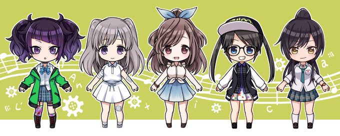 シャニマス　パブミラー　アンティーカ5人分　恋鐘　咲耶　摩美々　結華　霧子 シャニマスパブミラーアンティーカ5人分恋鐘咲耶摩美々結華霧子