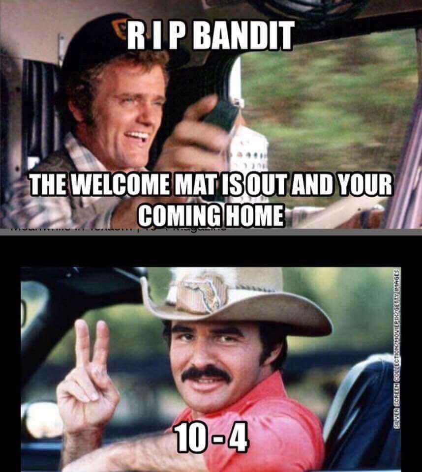 missouri_bound's tweet photo. #MoBound #BurtReynolds #SmokeyandtheBandit #RIP https://t.co/lJAg9hCEHN
