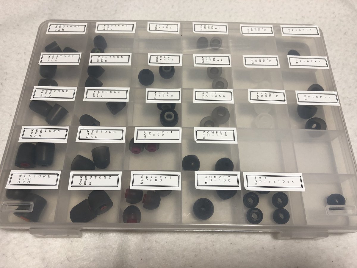 Kobato No Twitter あっという間にケースがいっぱいになってきたww ケース買い足し必要やね イヤーピース ケース Eイヤホン Westone Azla Horizon Final Spinfit Comply Jvc