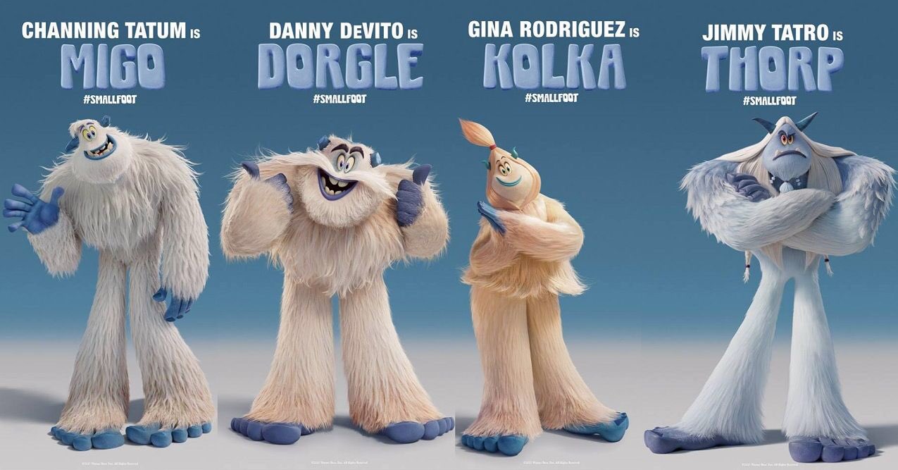 Kent Sheely on X: the main characters from “Smallfoot” look like they were  originally conceived as mascots for cough syrup  / X